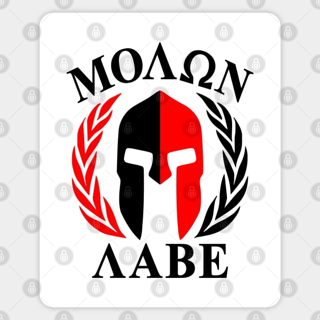 Mod.26 Molon Labe Greek Spartan Sticker by parashop